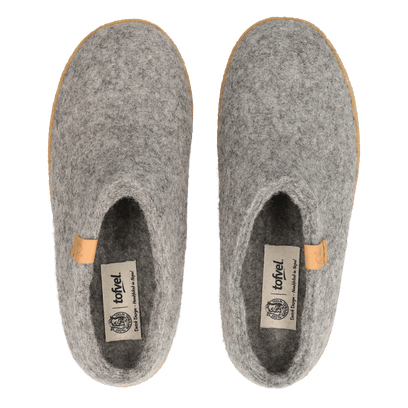 Slipa Maha Wollfilz-Pantoffel Marbled Light Grey