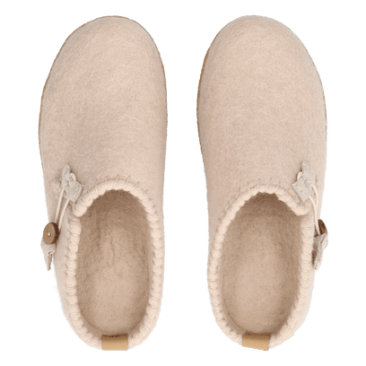 Sundara Wollfilz-Pantoffel Camel