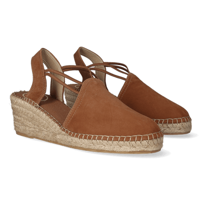 Tremp Damen Espadrilles Cognac