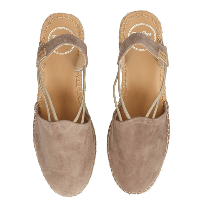 Tremp Damen Espadrilles Taupe