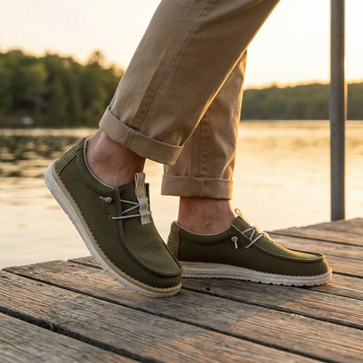 Wally Mesh Neutrals Herren Halbschuhe Winter Green/Multi
