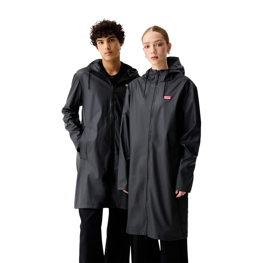 Unisex Downpour Andrea PU Raincoat Hunter Back