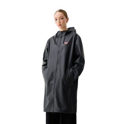 Unisex Downpour Andrea PU Raincoat Hunter Back