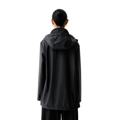 Jo PU Raincoat Unisex-Regenjacke Hunter Black
