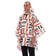 Unisex Printed Packable Poncho Hunter AOP