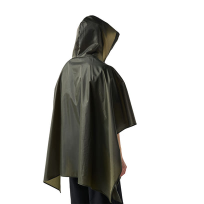 Unisex Packable Poncho Kambaba Green
