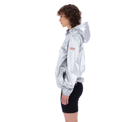 Unisex Silver Play Packable Shell Rain Jacket