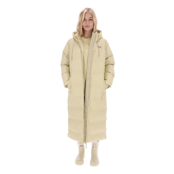 Women’s Hutchison PU Sonic Welded Long Puffer Jacket Gravel Women’s Hutchison PU Sonic Welded Long Puffer Jacket Gravel