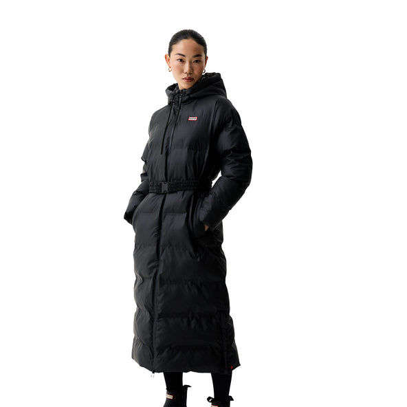 Women’s Hutchison PU Sonic Welded Long Puffer Jacket Hunter Black Women’s Hutchison PU Sonic Welded Long Puffer Jacket Hunter Black