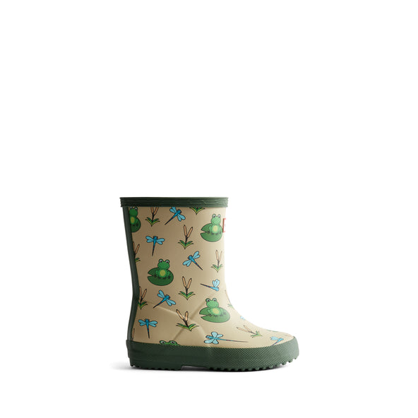 Original Kids First Lily Pad Print Wellington Boots Shore/Flexing Green Original Kids First Lily Pad Print Wellington Boots Shore/Flexing Green