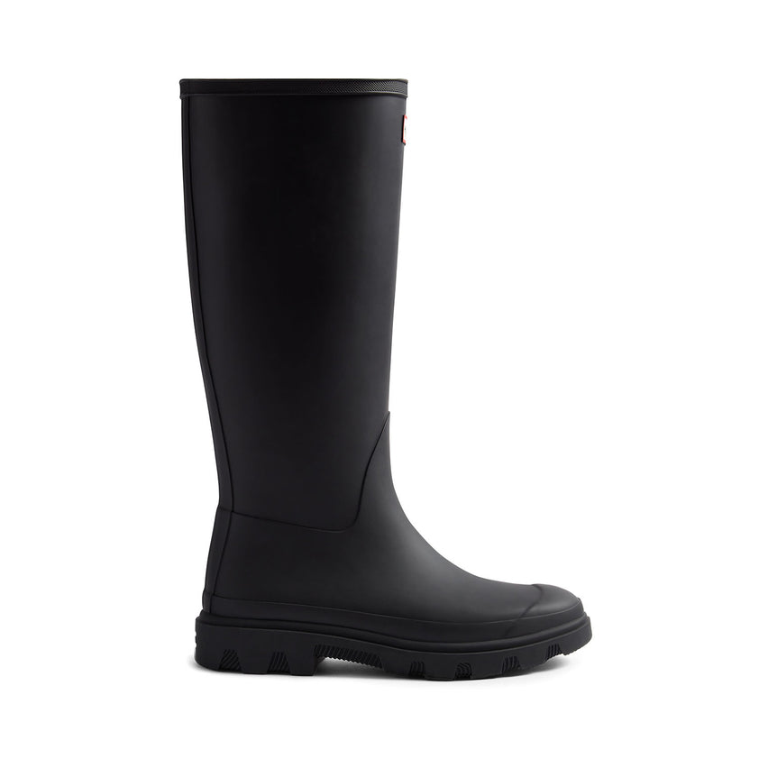 Unisex Downpour Tall Wellington Boots Black