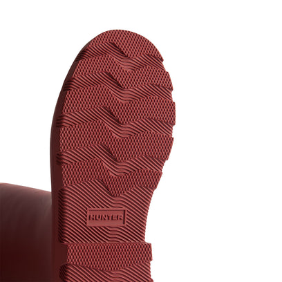 Unisex Downpour Tall Wellington Boots Merlot