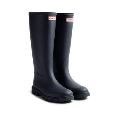 Unisex Downpour Tall Wellington Boots Hunter Navy