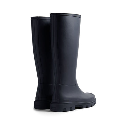 Unisex Downpour Tall Wellington Boots Hunter Navy