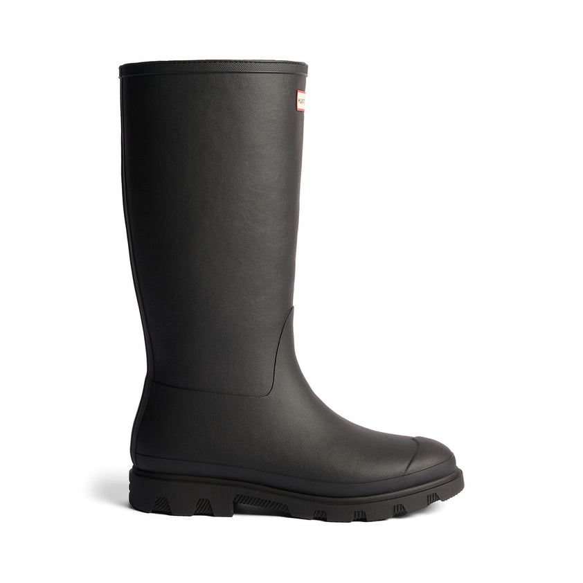 Unisex Downpour Insulated Tall Wellington Boots Black