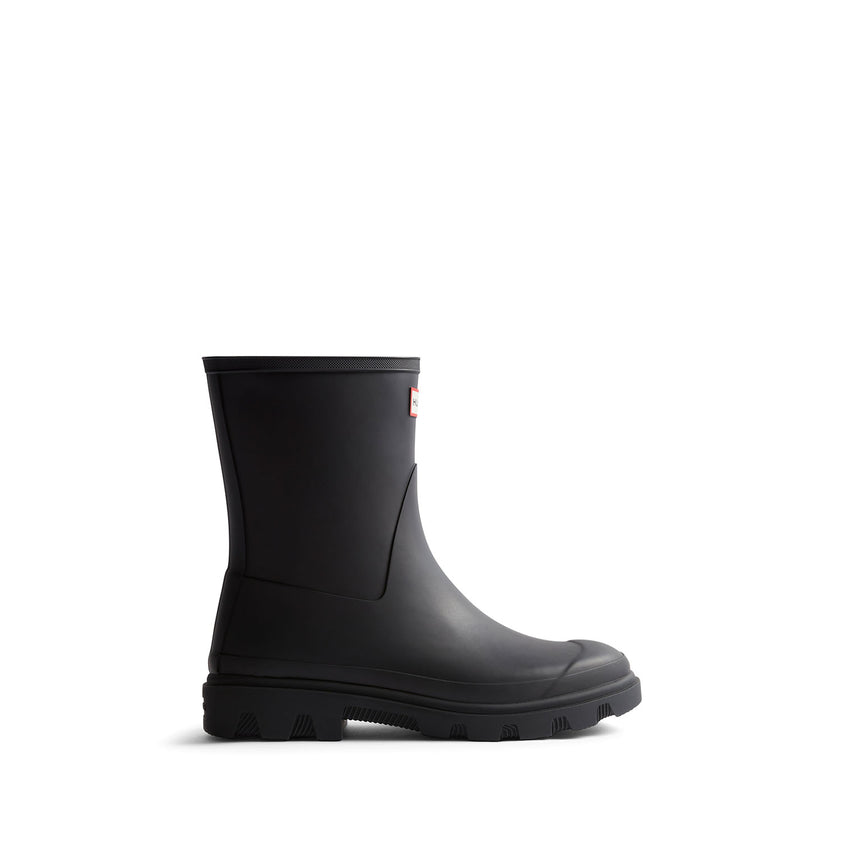 Unisex Downpour Short Wellington Boots Black