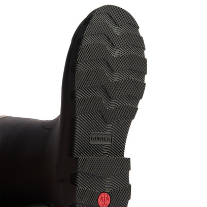 Downpour Field Adjustable Neo Lined Wellington Boots Black