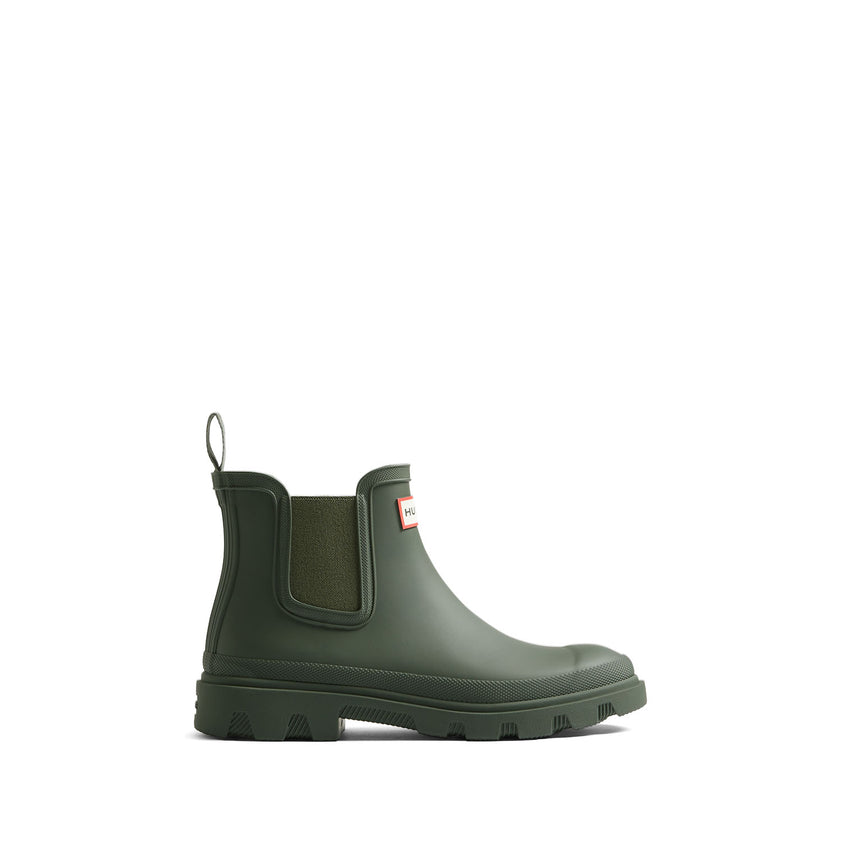 Unisex Downpour Chelsea Boots Dark Olive