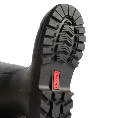 Unisex Balmoral MKII Side Adjustable Wellington Boots Dark Olive/Black