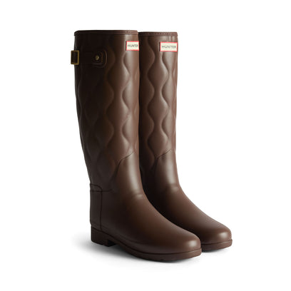 Women's Original Refined Tall Onion Quilt Boots Brown Bolt