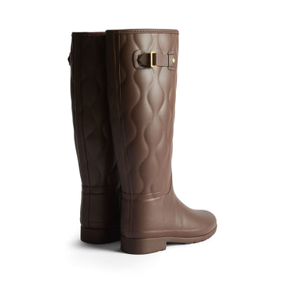 Women's Original Refined Tall Onion Quilt Boots Brown Bolt