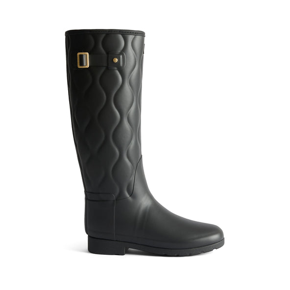 Women's Original Refined Tall Onion Quilt Boots Black Women's Original Refined Tall Onion Quilt Boots Black