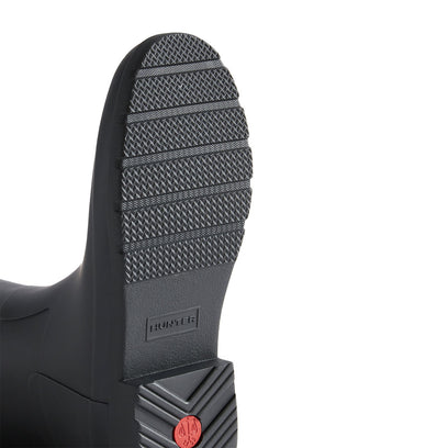 Women's Refined Gold Trim Tall Wellington Boots Black