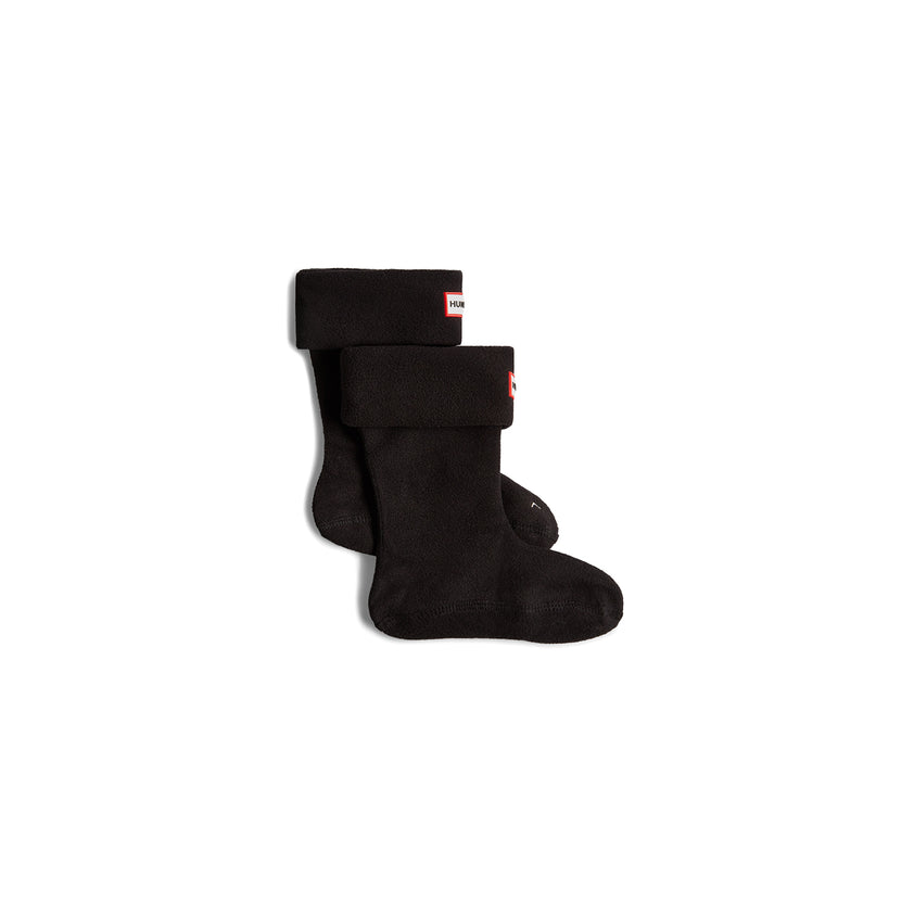 Kids Fleece Boot Socks Hunter Black