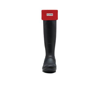 Fleece Tall Boots Socks Military Red