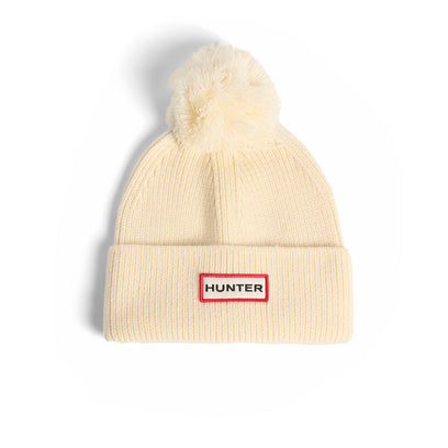 Arrinay Ribbed Pom Beanie and Scarf Box Set Antique White