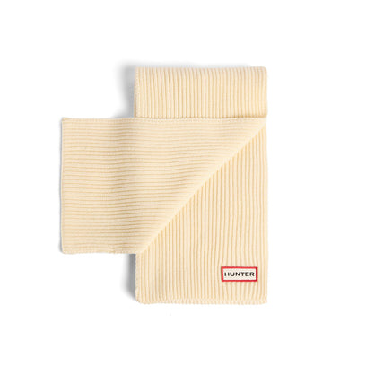 Arrinay Ribbed Pom Beanie and Scarf Box Set Antique White