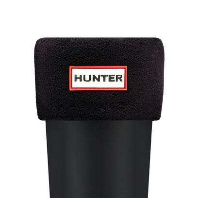 Fleece Short Boots Socks Hunter Black