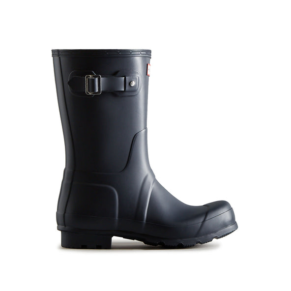 Men's Original Short Wellington Boots Hunter Navy Men's Original Short Wellington Boots Hunter Navy