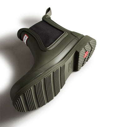 Men's Commando Chelsea Boots Dark Olive