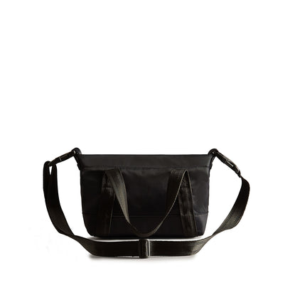 Nylon Mini Topclip Tote Black