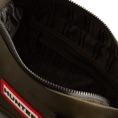 Nylon Mini Topclip Tote Dark Olive