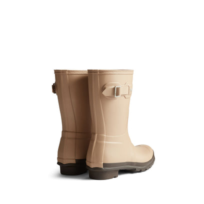 Women's Original Short Wellington Boots Shore/Chocolate Brown