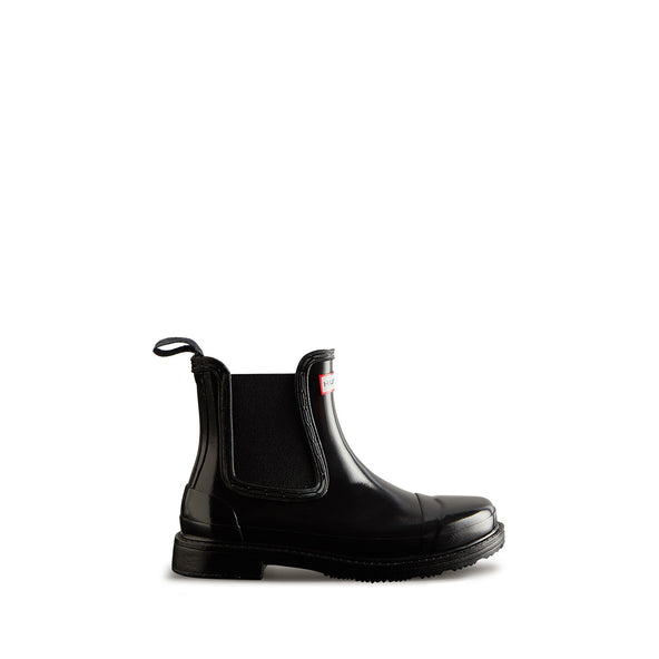 Women's Commando Chelsea Gloss Boots Black Women's Commando Chelsea Gloss Boots Black