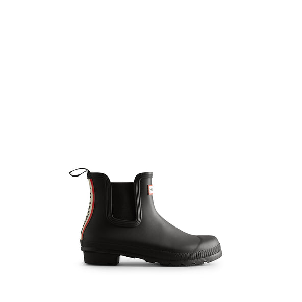 Women's Original Tri-Colour Logo Backstrap Chelsea Boots Black Women's Original Tri-Colour Logo Backstrap Chelsea Boots Black