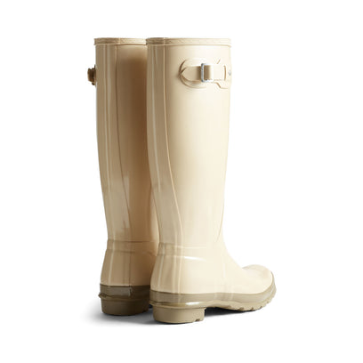 Women's Original Tall Gloss Wellington Boots Gravel/Kettle