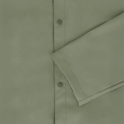 Izzy PU Hooded Jacket Unisex Deep Lichen Green