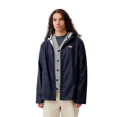 Izzy PU Hooded Jacket Unisex Night Sky