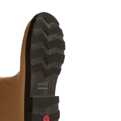 Men's Downpour Adjustable Tall Wellington Boots Biscuit/Chocolate Brown