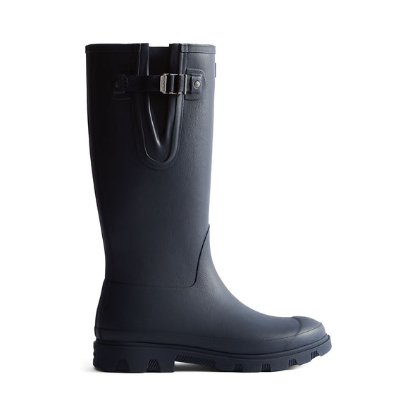 Men's Downpour Adjustable Tall Wellington Boots Navy Men's Downpour Adjustable Tall Wellington Boots Navy