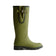 Women's Downpour Adjustable Tall Wellington Boots Green Olive/Dark Olive