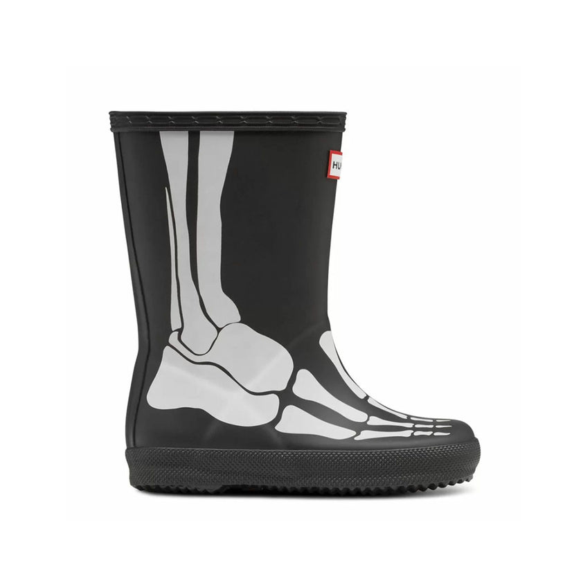 Original Kids First Classic Skeleton Print Boots Black