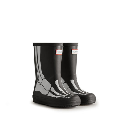 Original Kids First Classic Skeleton Print Wellington Boots