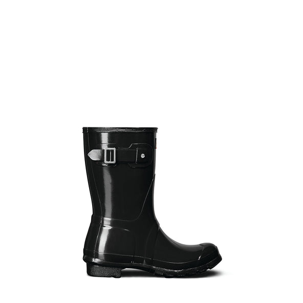 Women's Original Short Gloss Wellington Boots Black Women's Original Short Gloss Wellington Boots Black