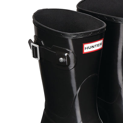 Women's Original Short Gloss Wellington Boots Black