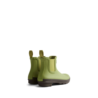 Women's Original Chelsea Boots Olive Green/Chocolate Brown